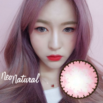 NEO Natura蔷薇粉美瞳彩色隐形眼镜1片装