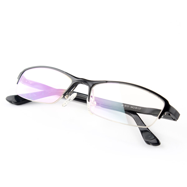 AIKUSTE铝镁合金近视眼半框镜架 时尚商务眼镜框ak8113