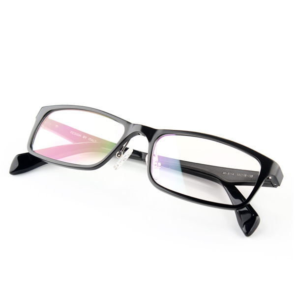 AIKUSTE铝镁合金近视眼全框镜架 超轻金属眼镜框ak8114